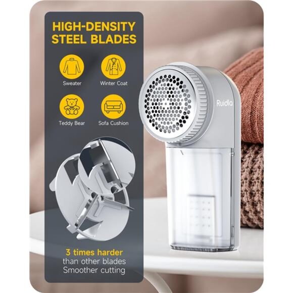 Fabric Shaver Lint Remover, Sweater Shaver to Remove Pilling, Lint Shaver - Picture 5 of 7